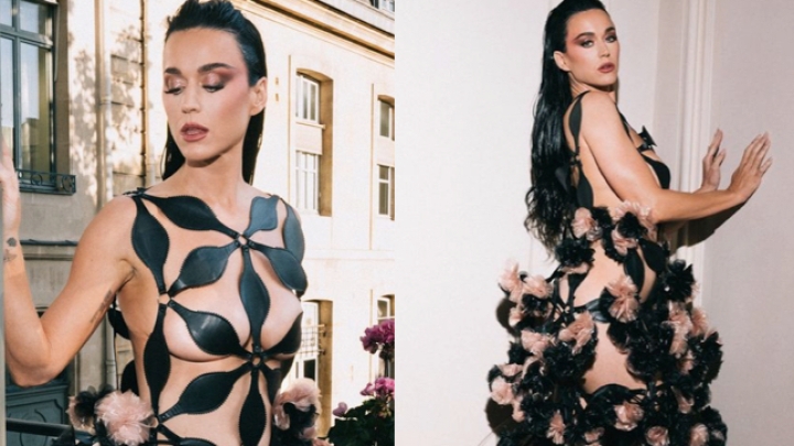 Katy Perry impacta al aparecer semidesnuda en desfile Vogue World 2024