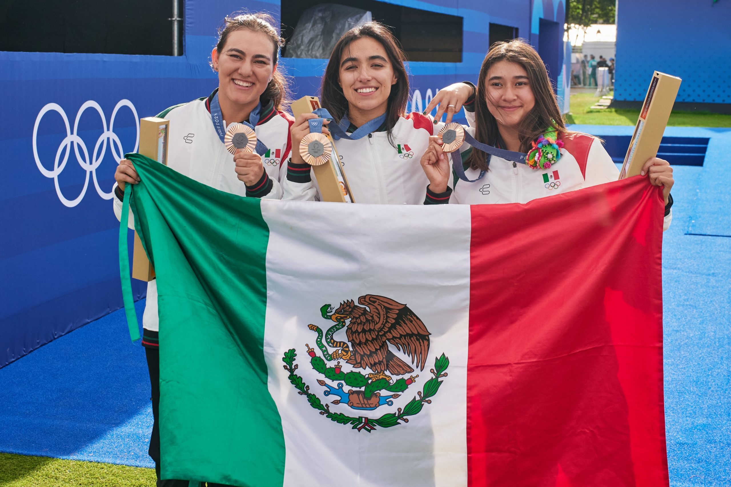 Las arqueras mexicanas ganan la medalla de bronce en tiro con arco en los Juegos Olímpicos de París