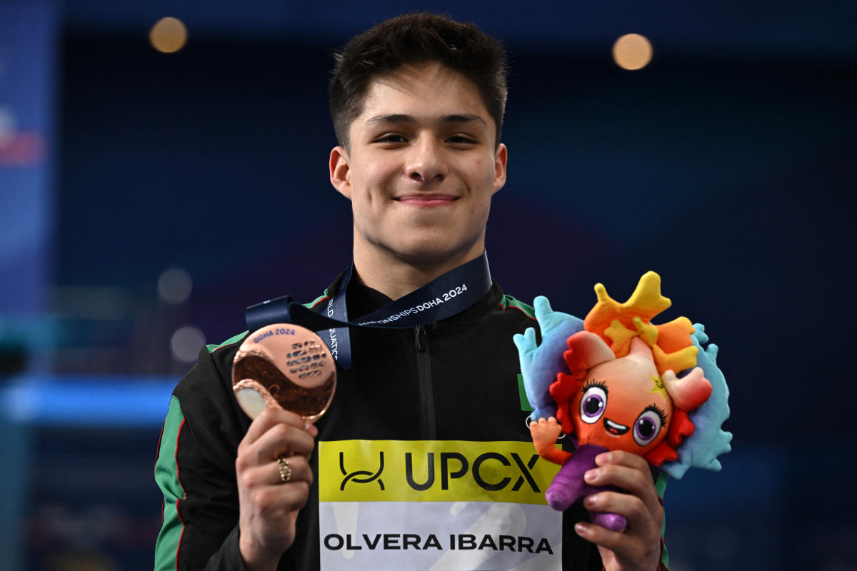 Un verdadero orgullo mexicano; Omar Olvera clasifica a la semifinal de clavados de trampolín