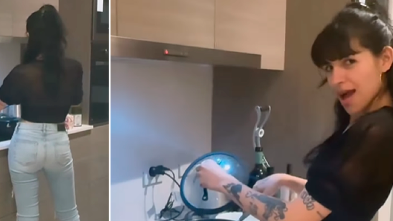 Cazzu se viraliza tras aparecer con divertido video cocinando; Aquí el momento