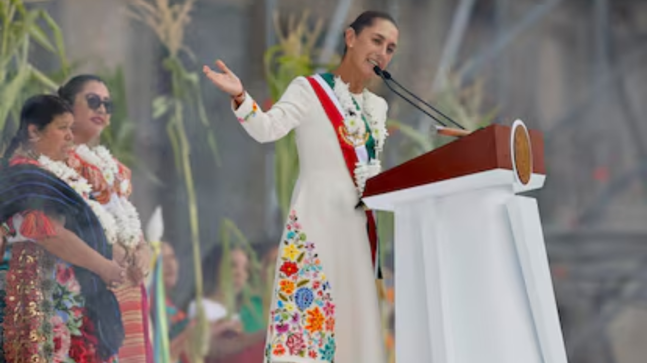 El significado detrás del vestido de Claudia Sheinbaum en su toma de protesta como Presidenta de México