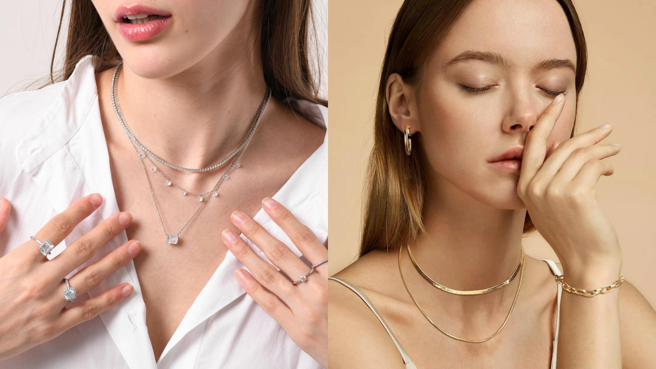 ¡Dorado o plateado? Descubre qué tipo de joyería te favorece más