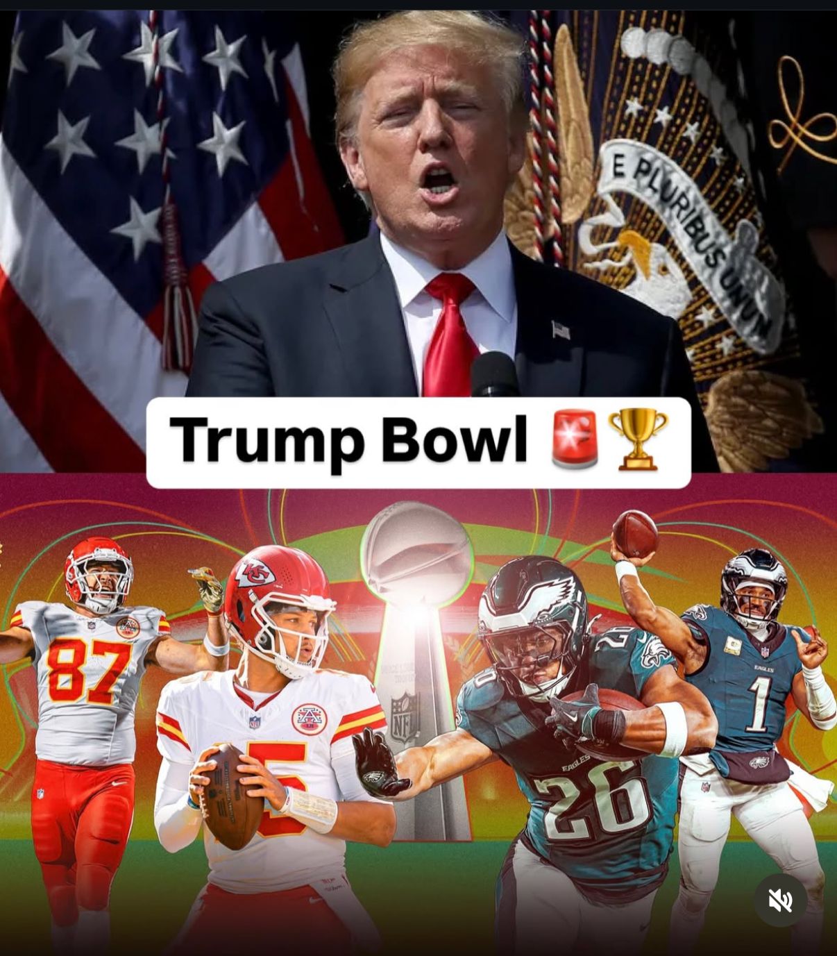 Trump Hará Historia: Primer Presidente en Funciones en Asistir al Super Bowl 2025