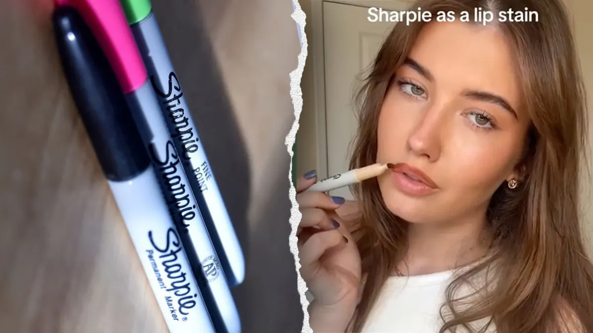 Se están delineando los labios con Sharpie… y los médicos están alarmados