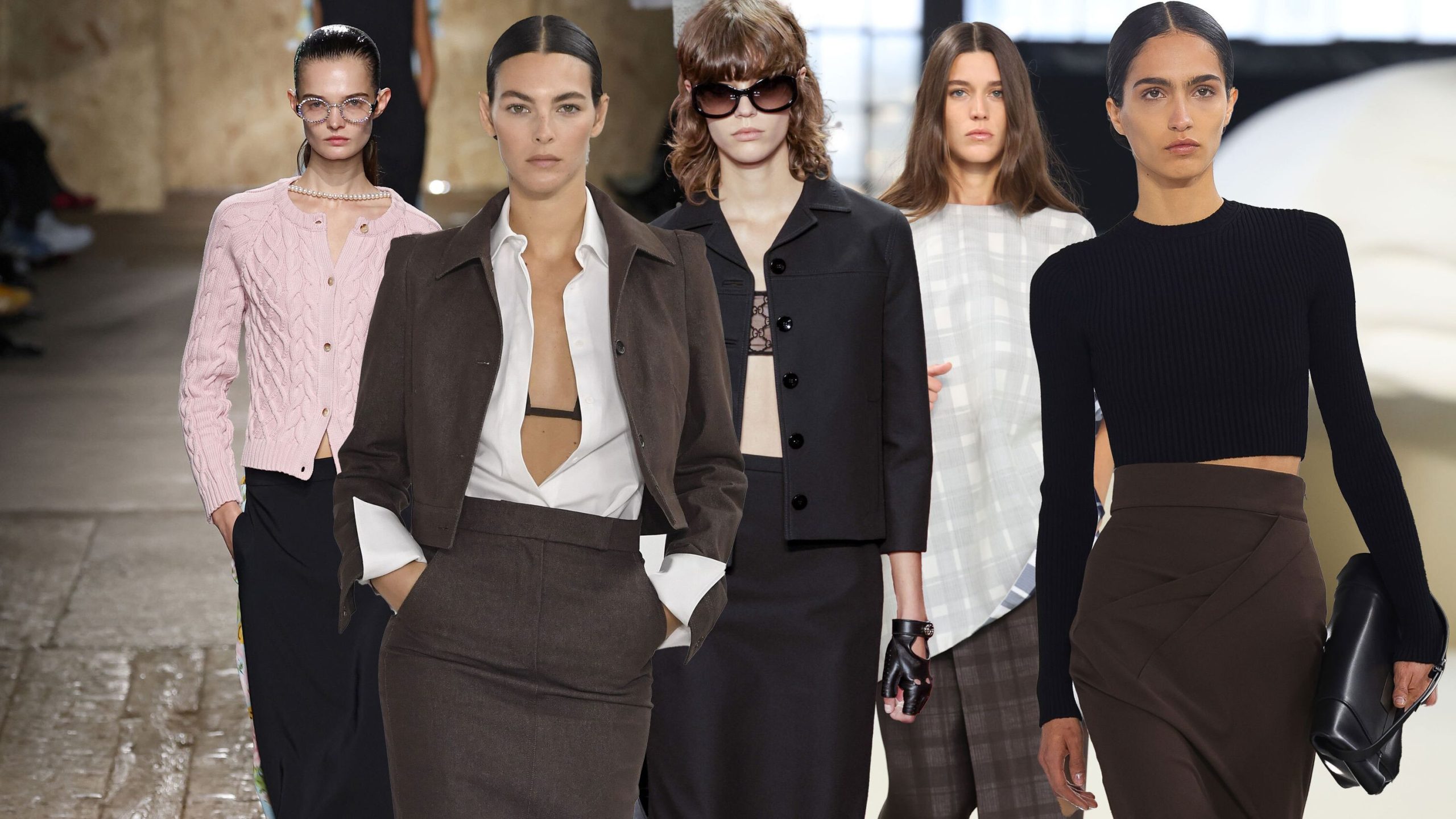 ¿Quieres verte más alta sin tacones? La falda columna tiene el secreto