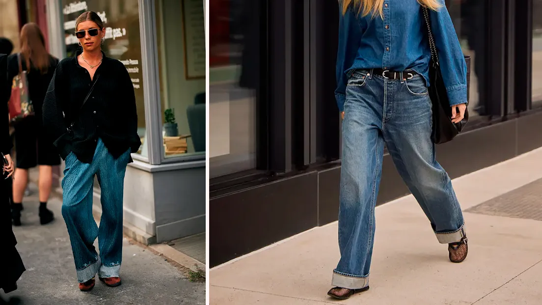 Jeans sueltos, chic total: el denim 2025 que no sabías que necesitabas