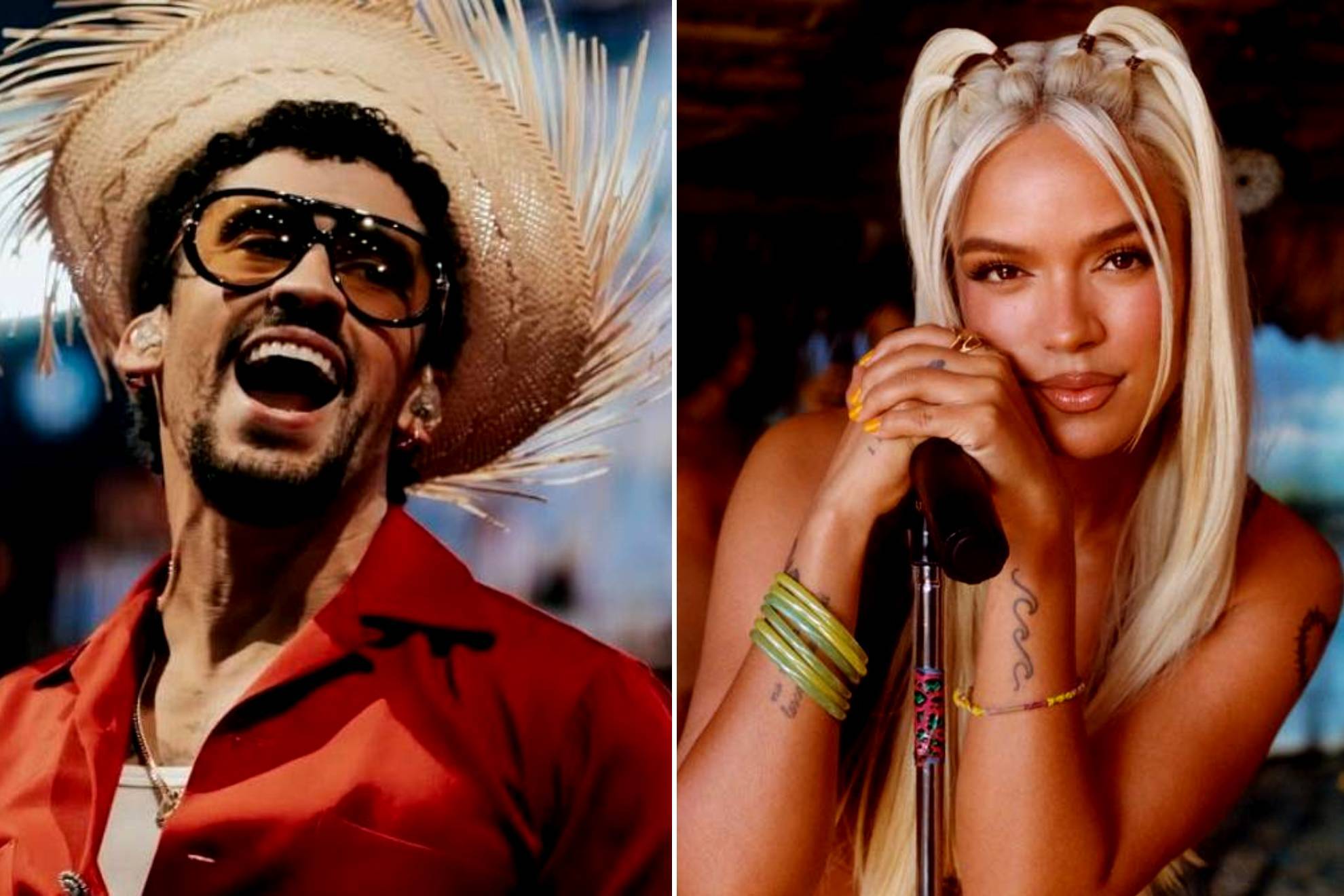 #BadBunny #Concierto ¡Medellín enloquece! Karol G reaparece con Bad Bunny y cantan “Ahora Me Llama” tras años de ausencia