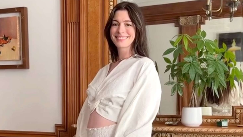 Anne Hathaway está embarazada, espera a su tercer hijo con Adam Shulman