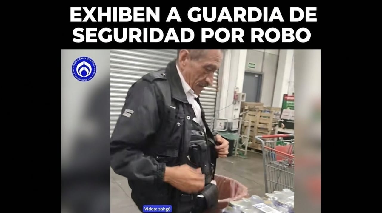 Exponen a guardia de seguridad por robarse productos en CDMX