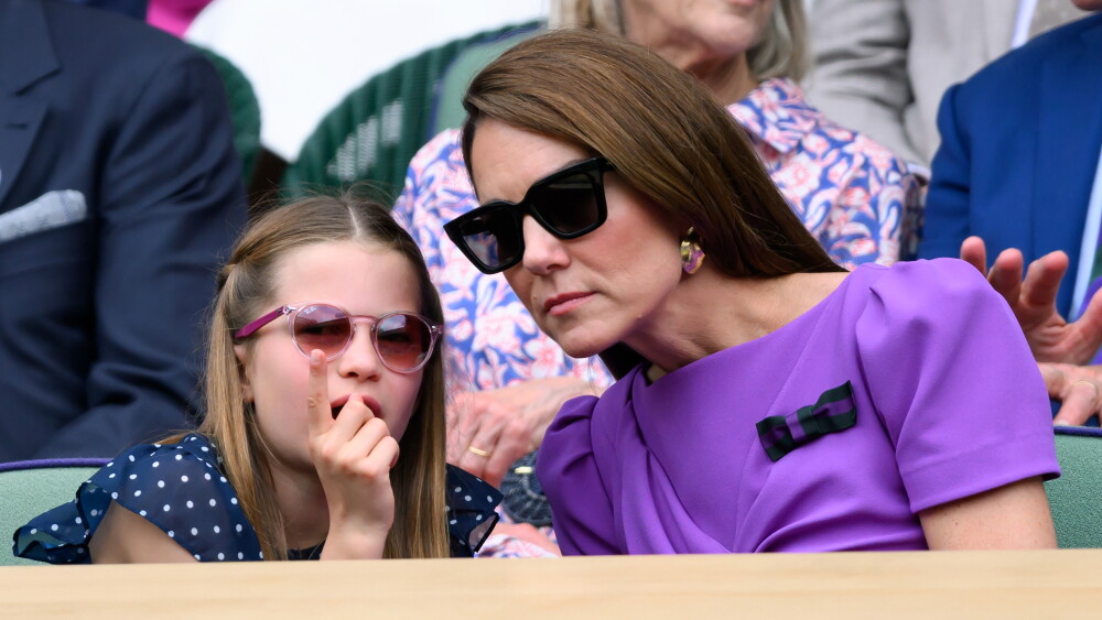 Kate Middleton y Charlotte reviven el inolvidable momento de Diana y William en Wimbledon