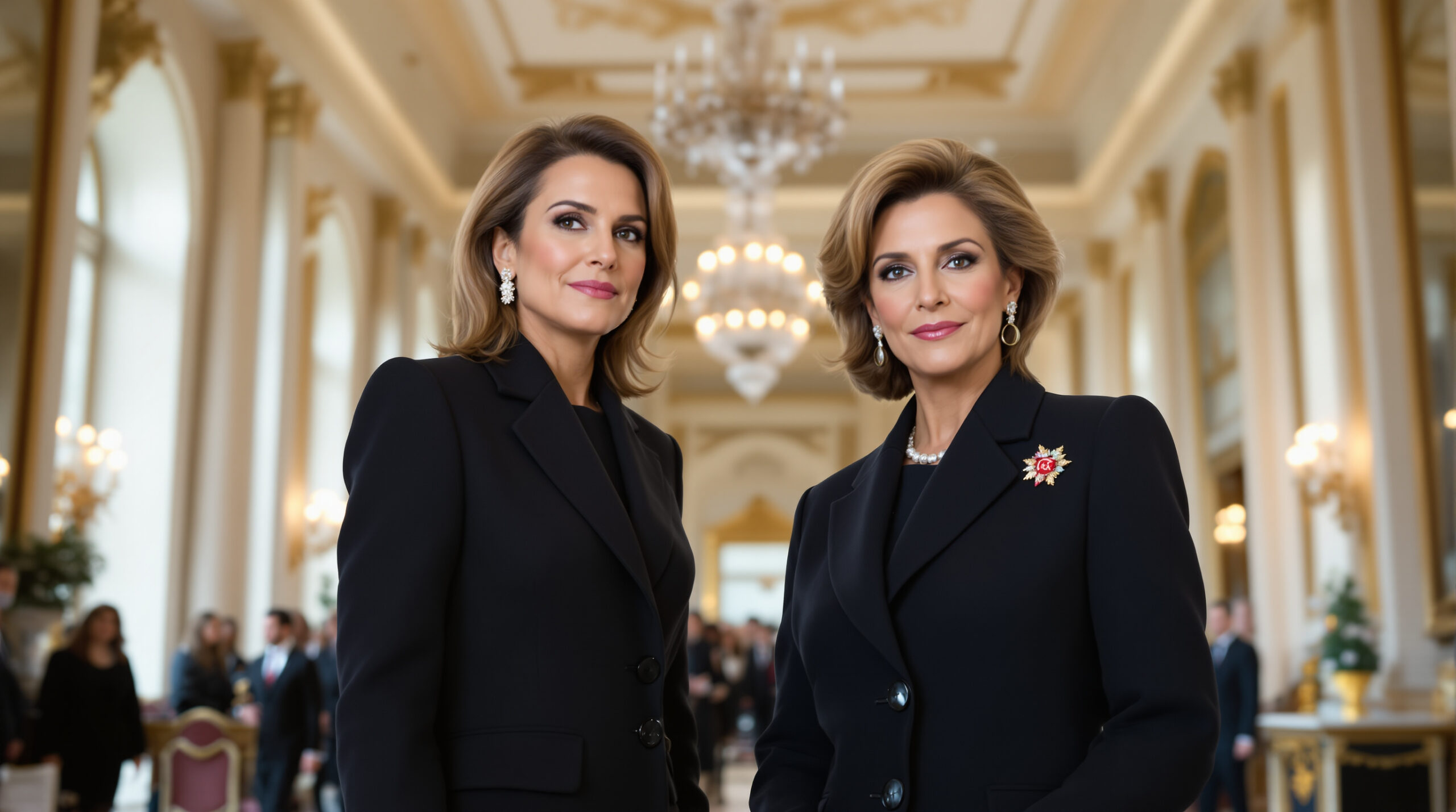 👗 Brigitte Macron y Rania de Jordania se reúnen y cautivan con sus sofisticados looks